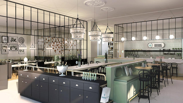 Light luxury dining area