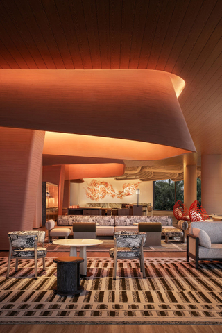 High-grade hotel lobby