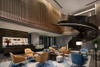 High-grade hotel dining area