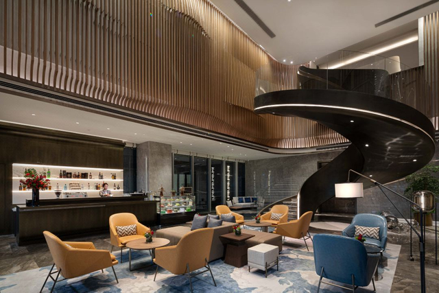 High-grade hotel dining area