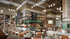 Modern dining area