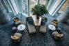 Modern hotel lobby