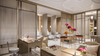 Modern dining area