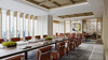 Modern dining area